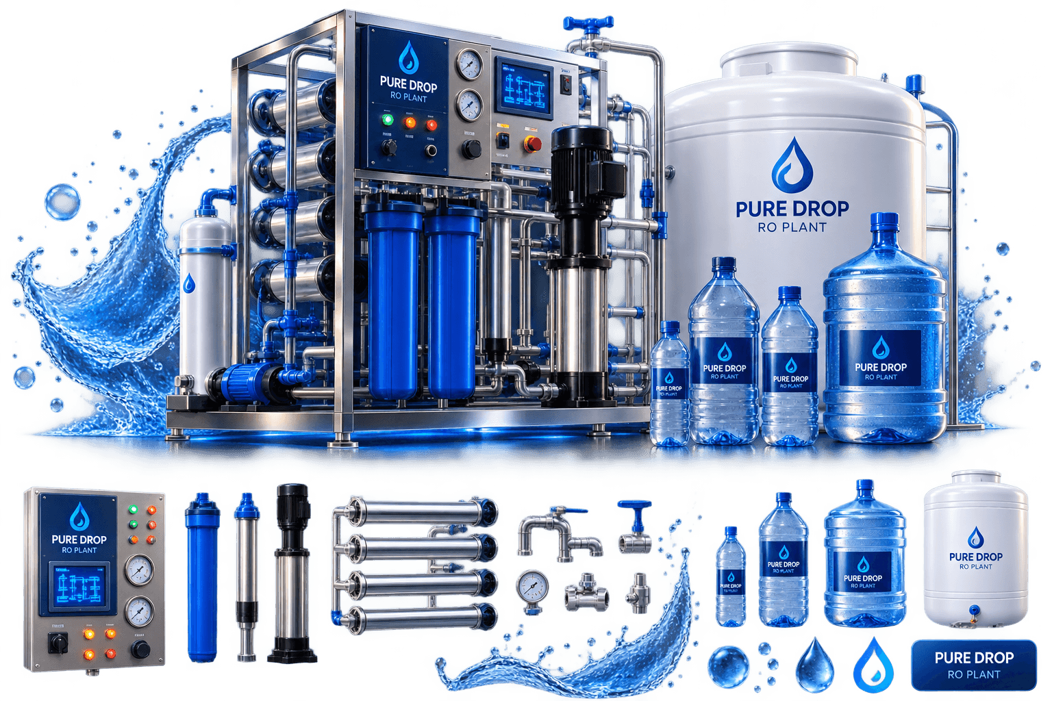 Oxinos RO purification plant